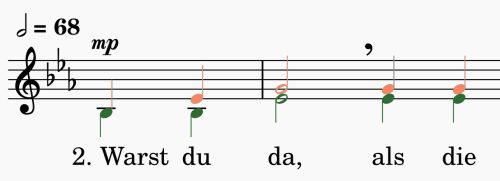 2 Strophe zweistimmig